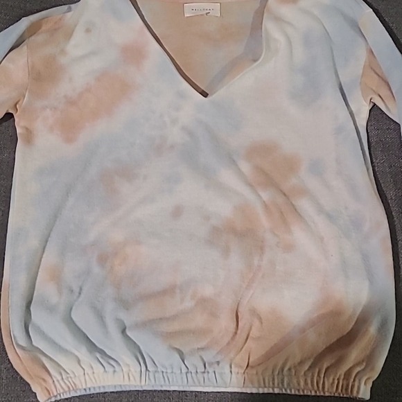 Melloday tie dye v-neck sweater‎ - Picture 2 of 4